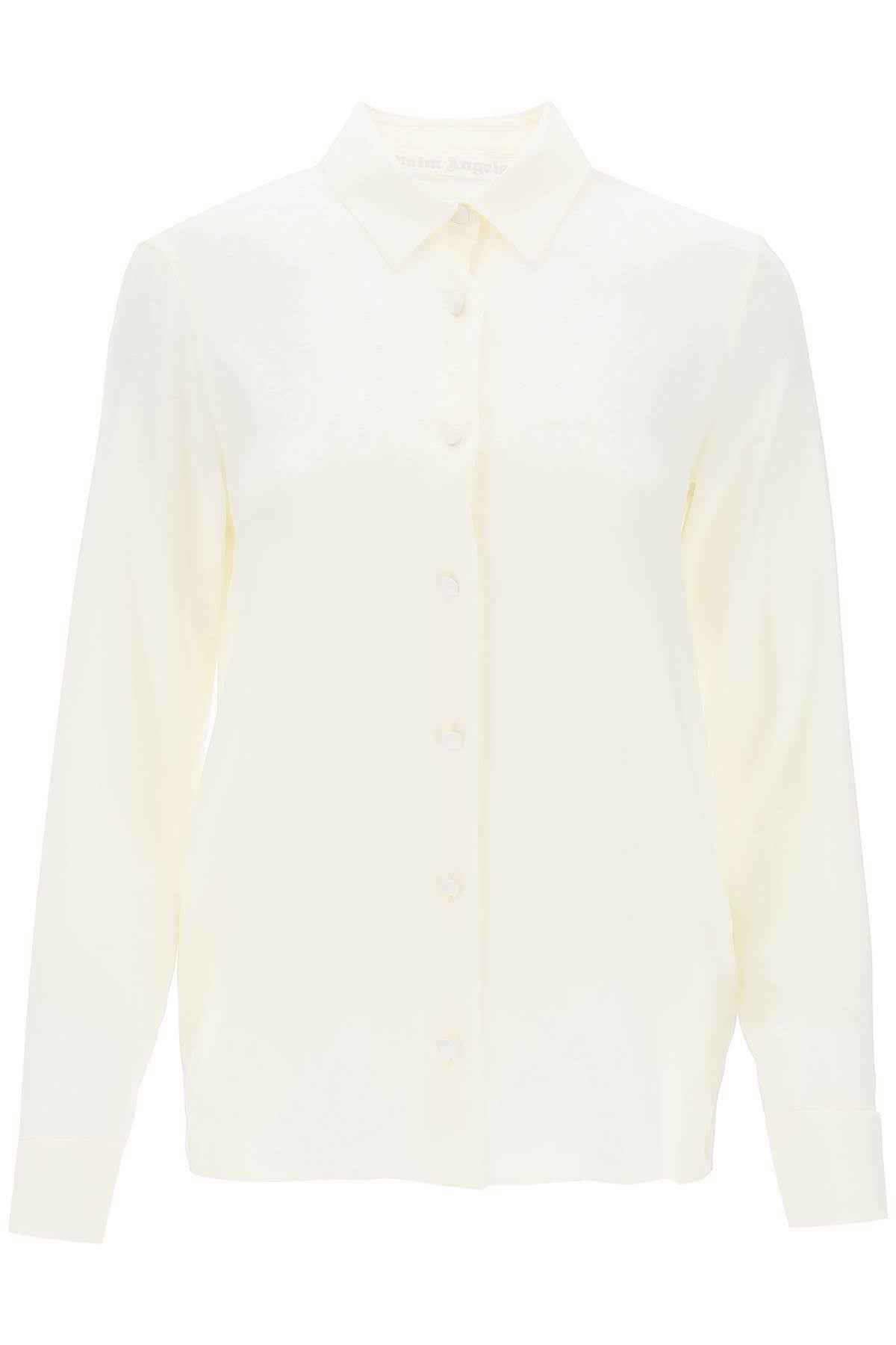 PALM ANGELS Monogram Satin Shirt for Women