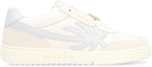 PALM ANGELS Palm Beach University Leather Low Sneakers