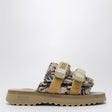 PALM ANGELS Chic Adjustable Sandal with Logoed Platform Sole