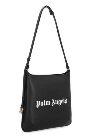 PALM ANGELS Large Leather Shoulder Handbag