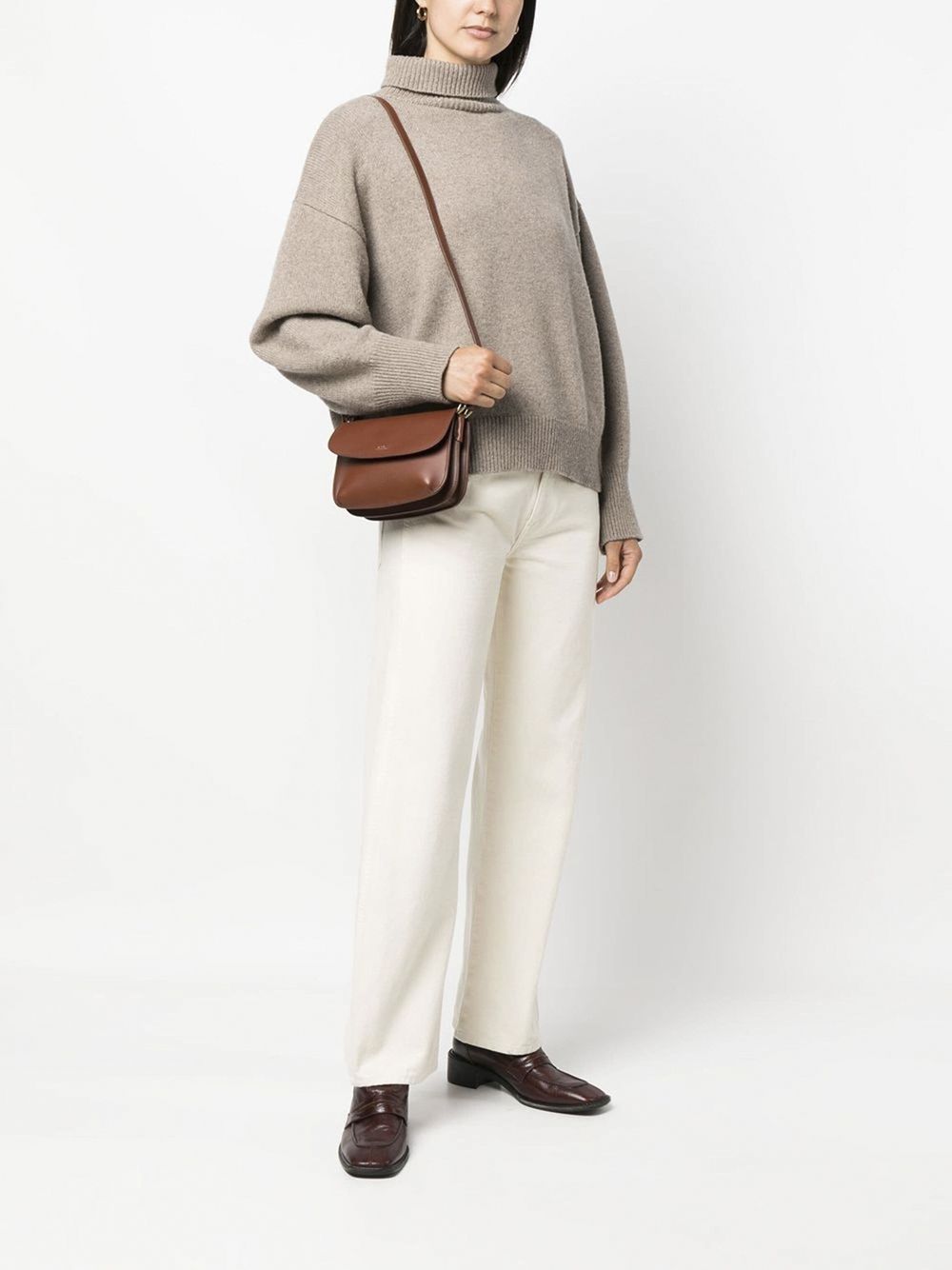 A.P.C. Mini Leather Shoulder Handbag