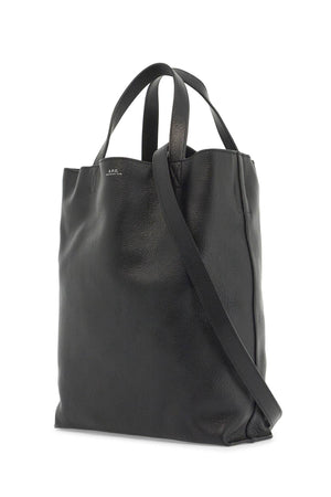 A.P.C. Medium Leather Tote Handbag