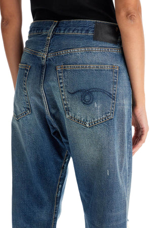 R13 Asymmetric Crossover Denim Jeans - Women's Size 26