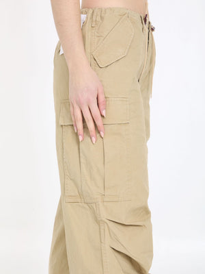 R13 Khaki Balloon Army Pants - SS24