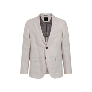 ZEGNA Nude Linen Jacket for Men