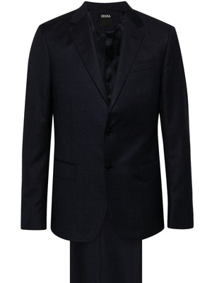 ZEGNA Classic Pure Wool Suit for Men - Fall/Winter 2024