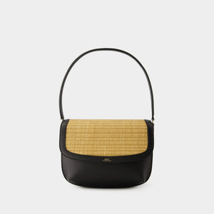 A.P.C. Stylish Black Shoulder Handbag for Women in SS24