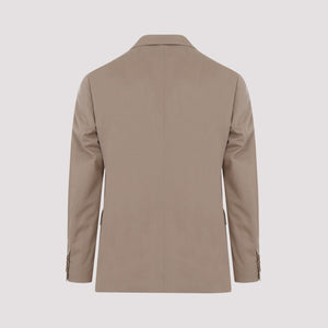 BRIONI Men's Cotton Suit in Nude & Neutrals (SS24)