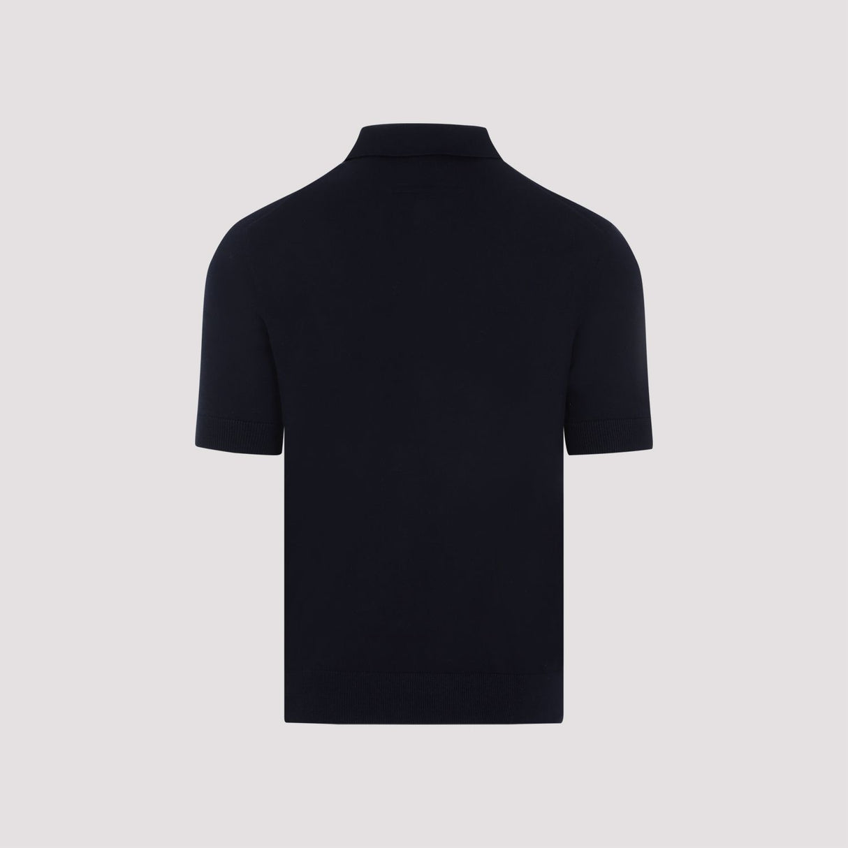 ZEGNA Navy Cotton Knit Polo for Men - SS24 Collection