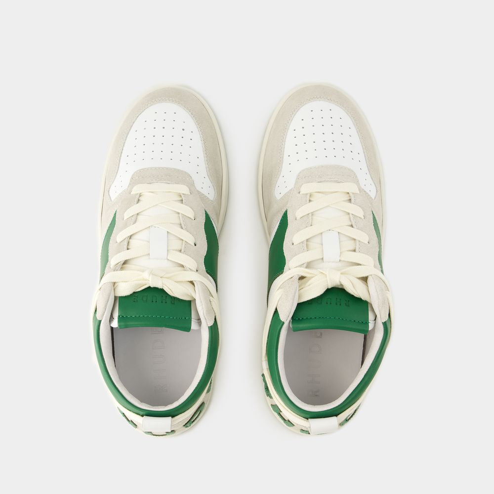 RHUDE White Low Top Sneakers for Men - SS24 Collection