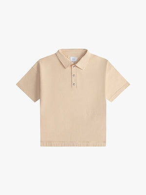 RHUDE Stylish White Short Sleeve Polo for Men - SS24 Collection