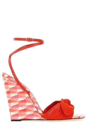 JIMMY CHOO Luxurious Paprikacan Richelle Sandals for the Fashionable Woman