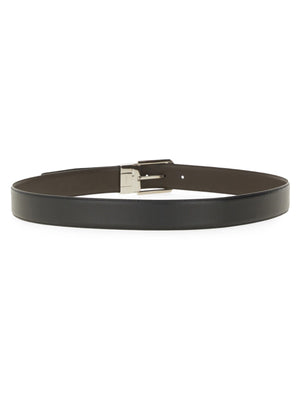 ZEGNA Reversible Leather Belt for Men