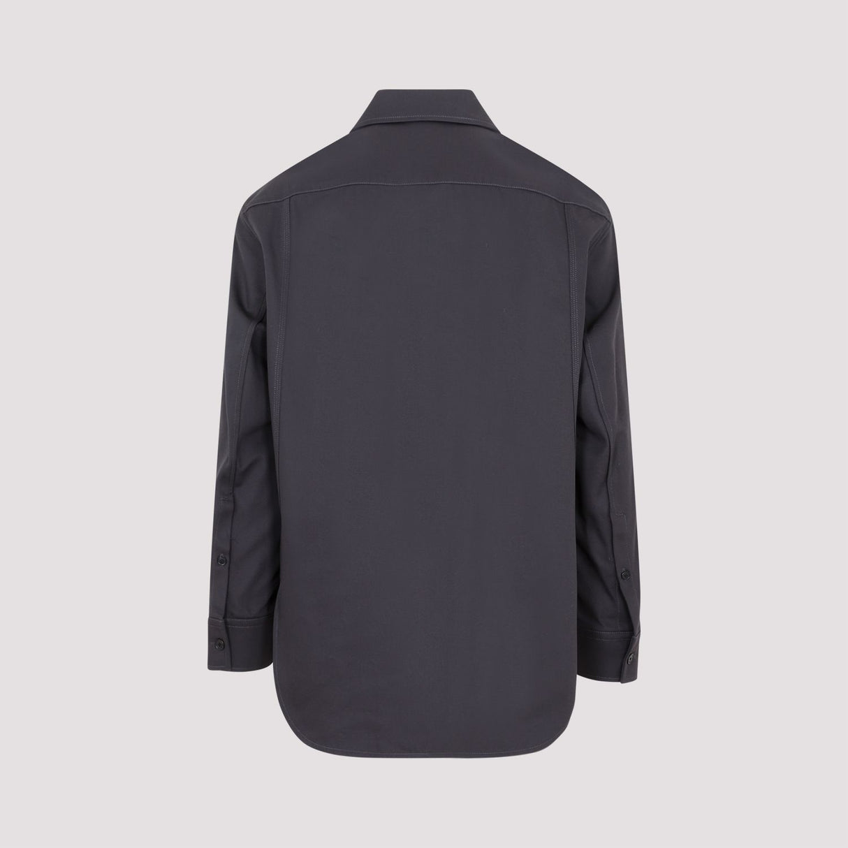 LANVIN Twisted Cocoon Overshirt in Grey - FW23 Collection