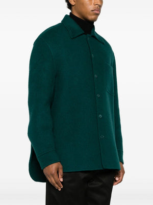 LANVIN Twisted Cocoon Overshirt in Dragon for Men - FW23