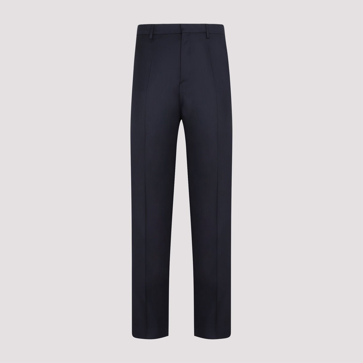 LANVIN Classic Blue Wool Pants for Men | SS23 Collection