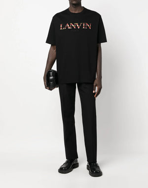 LANVIN Classic Curb Logo T-Shirt - Short Sleeve