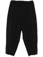 COMME DES GARÇONS Cropped Leg Trousers with Elastic Waistband for Women