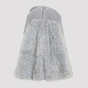 RICK OWENS Short Shearling Cape