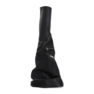 RICK OWENS Chic Cargo Flare Sneak Boots