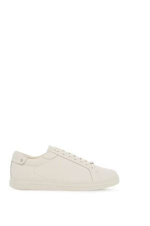 JIMMY CHOO Minimal Hammered Leather Sneaker - Size Specific