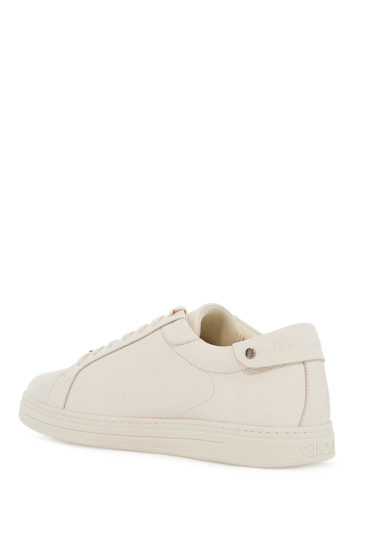 JIMMY CHOO Minimal Hammered Leather Sneaker - Size Specific