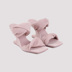 RICK OWENS Twisted Sandal in Pink & Purple for Women - SS24 Collection