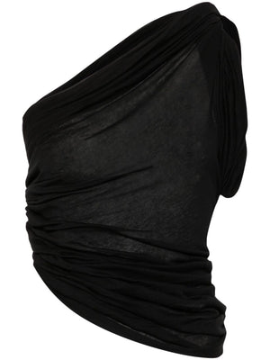 RICK OWENS Asymmetrical Twisted T-Shirt for Women