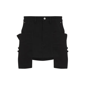 RICK OWENS Chic Wool Mini Skirt for Women