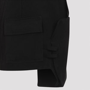 RICK OWENS Chic Wool Mini Skirt for Women