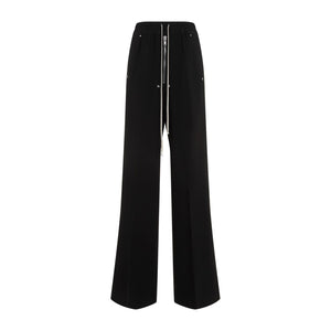 RICK OWENS Luxurious Wide Leg Bela Trousers