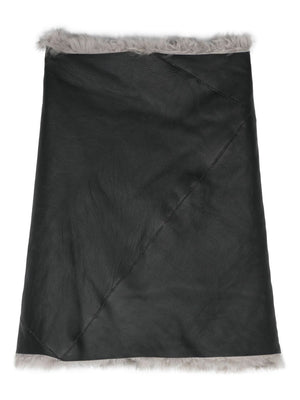 RICK OWENS High Neck Padded Poncho for Women - Fall/Winter 2024