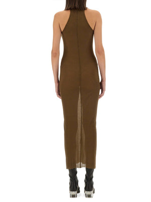 RICK OWENS Sleek Slim Fit Midi Tank Dress - Size 40