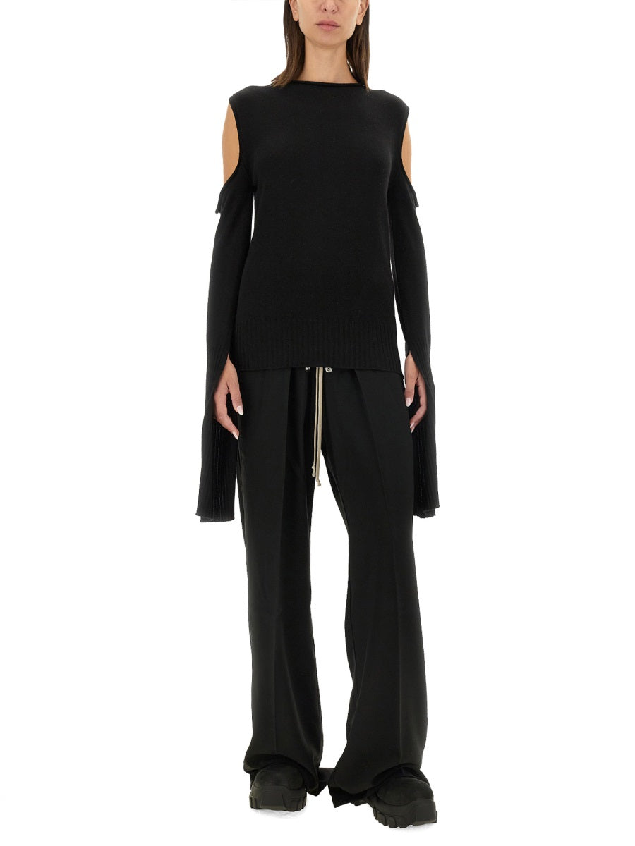 RICK OWENS Oversized Wool T-Shirt for Women