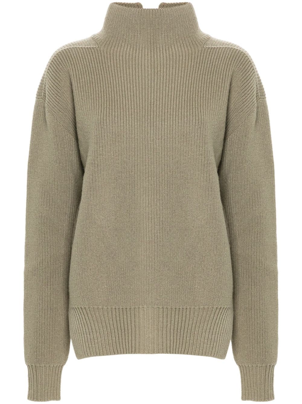 RICK OWENS Luxurious Chunky Wool Turtleneck Sweater