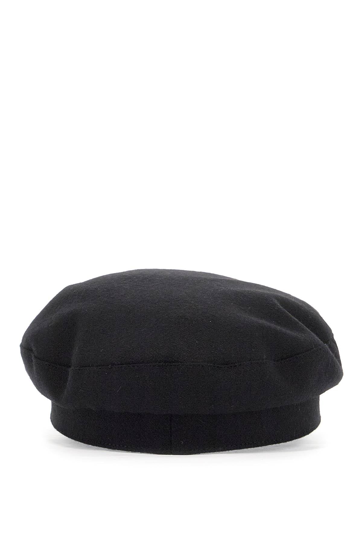 ROGER VIVIER Elegant Wool Felt Sailor Hat with Crystal Buckle, Size S