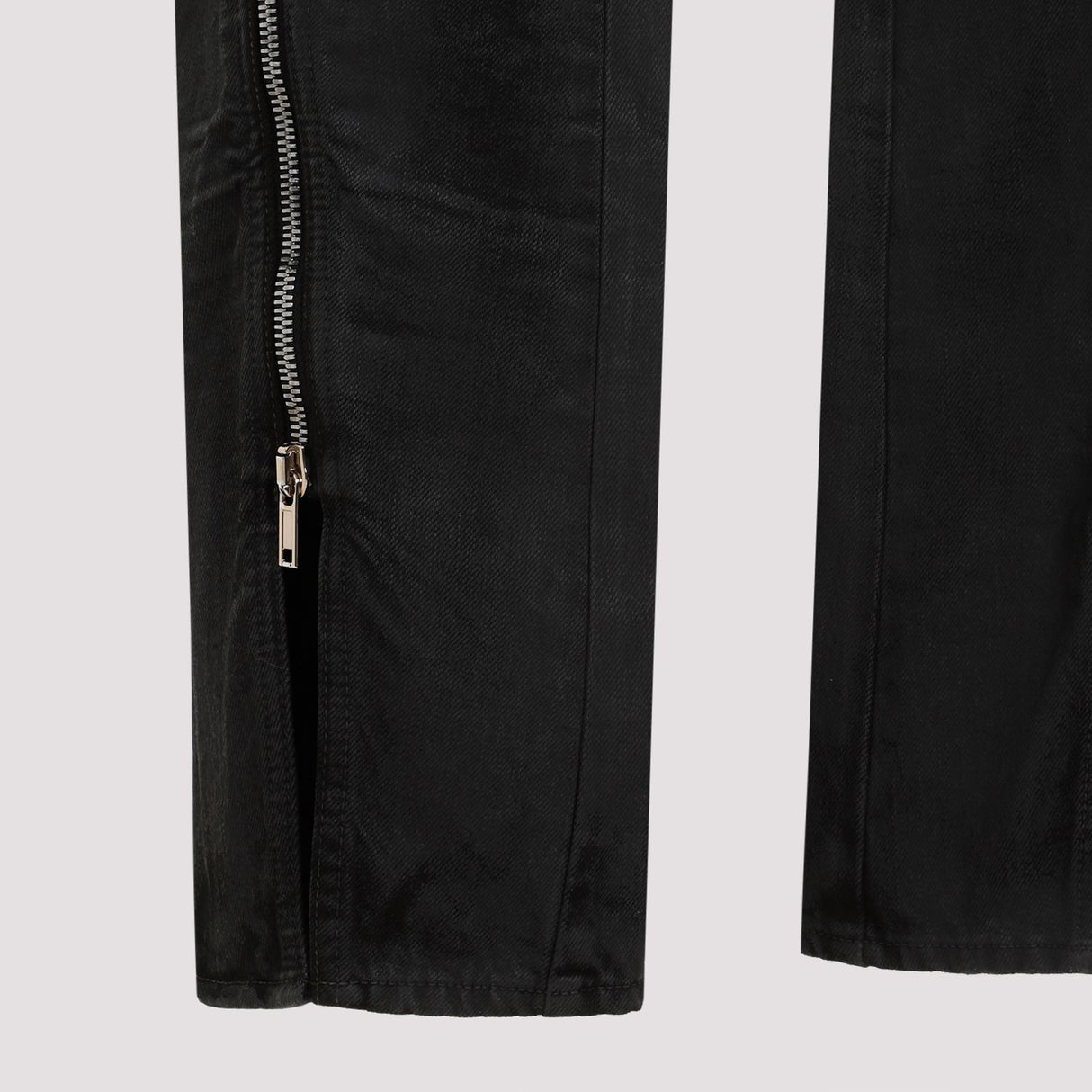 RICK OWENS Black Cotton Banana Pants for Men | SS24 Season