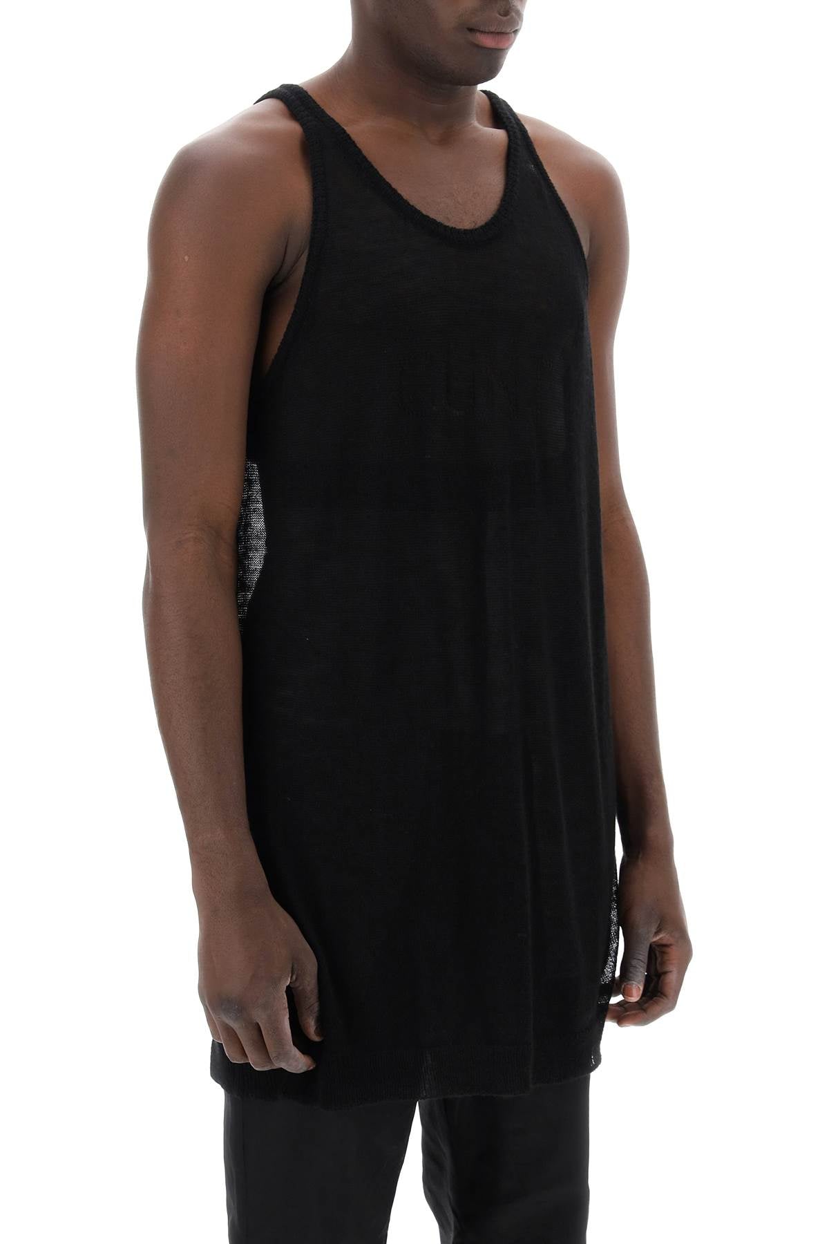 RICK OWENS Essential Men's Virgin Wool Tank Top