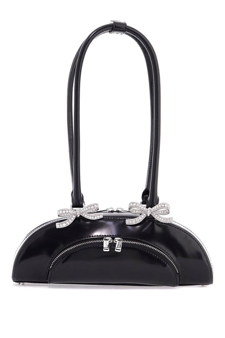 SELF-PORTRAIT Diamond-Studded Bauletto Mini Handbag