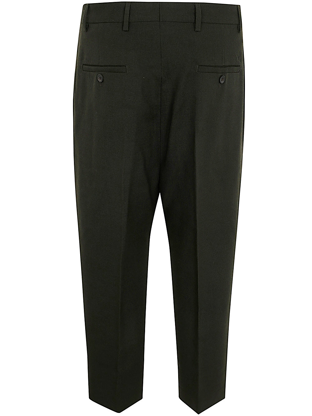 RICK OWENS Cropped Wool Pants for Men