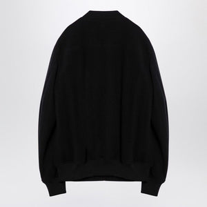 RICK OWENS Sleek Black Wool Zip Jacket