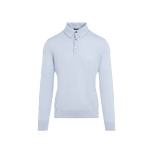 ZEGNA Cashmere Blend Polo Sweater for Men