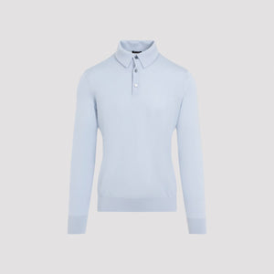 ZEGNA Cashmere Blend Polo Sweater for Men