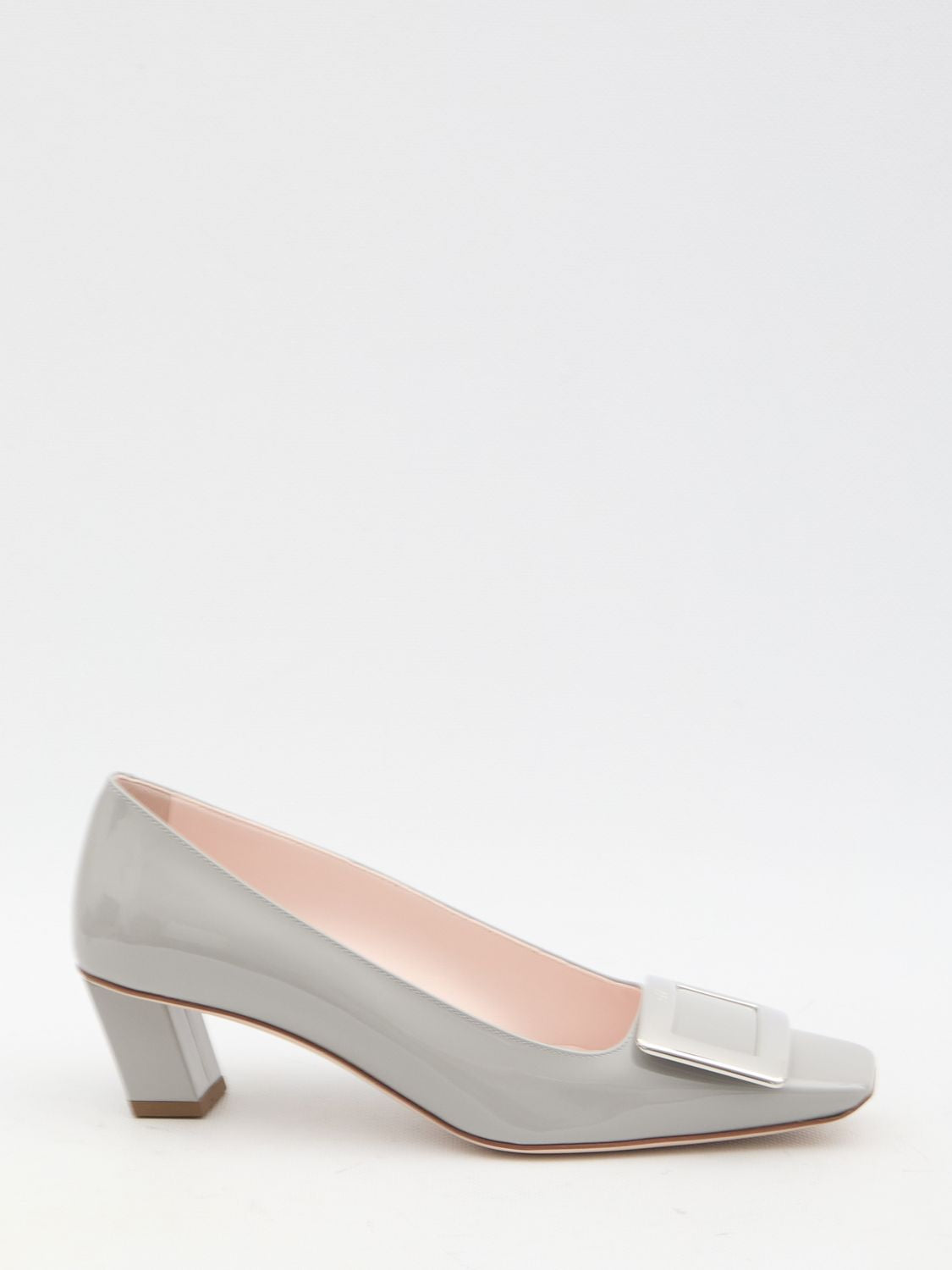 ROGER VIVIER Square Toe Pumps with Skyscraper Heel - 4.5cm