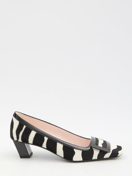 ROGER VIVIER Belle Vivier Mini Pumps with Square Buckle