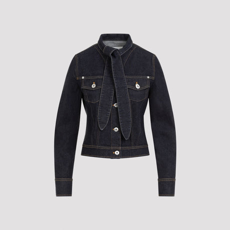 LANVIN Chic Jacket with Lavallière Collar for Women