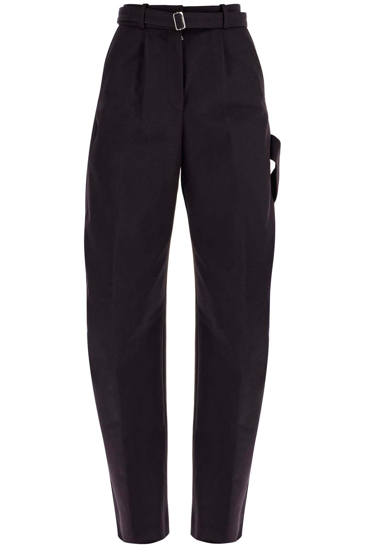 LANVIN High-Waisted Wide Balloon Pants - Size 34