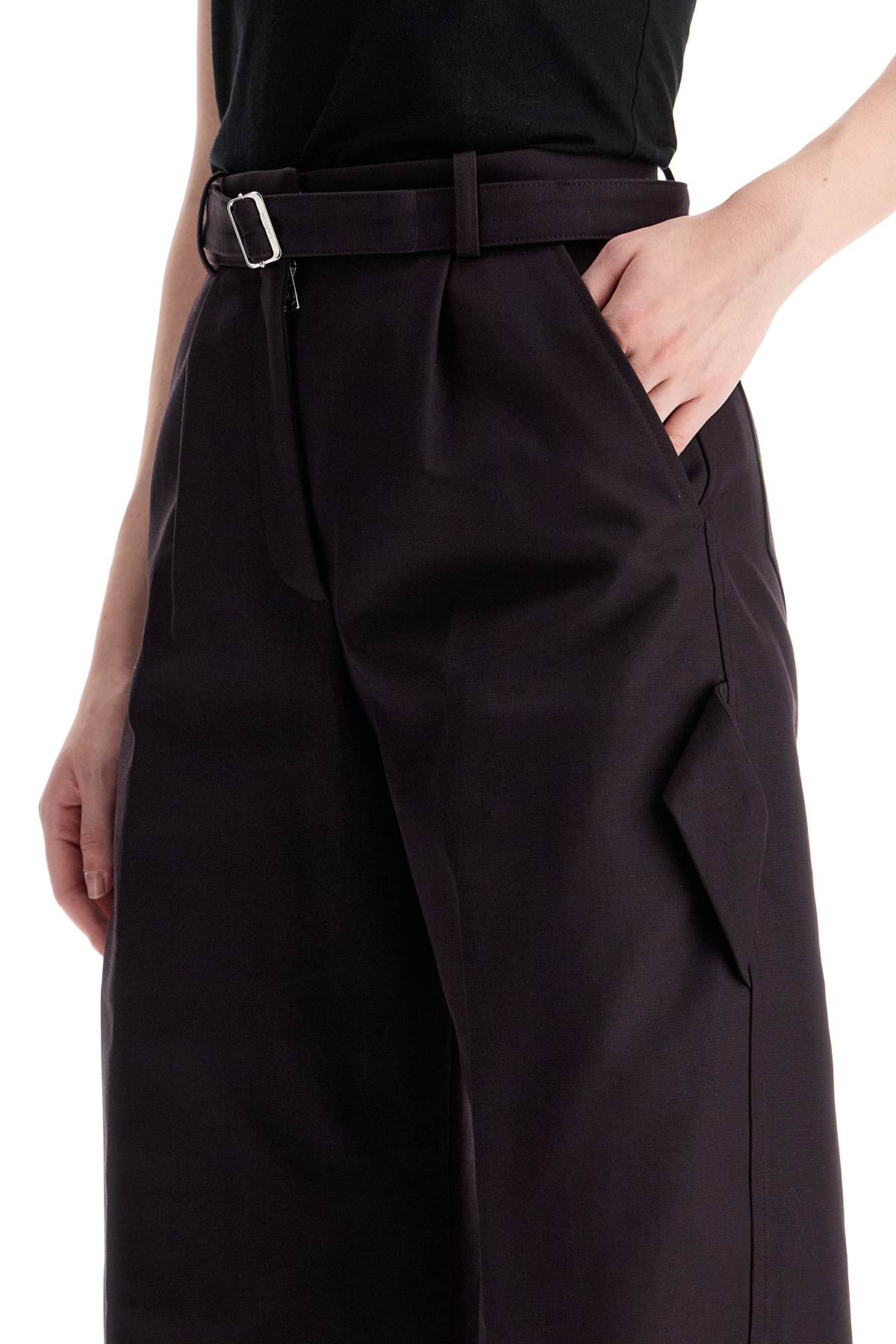 LANVIN High-Waisted Wide Balloon Pants - Size 34