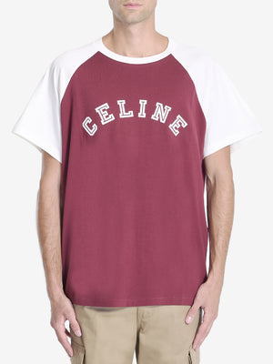 CELINE Men's Loose Fit Short-Sleeved Crewneck T-Shirt