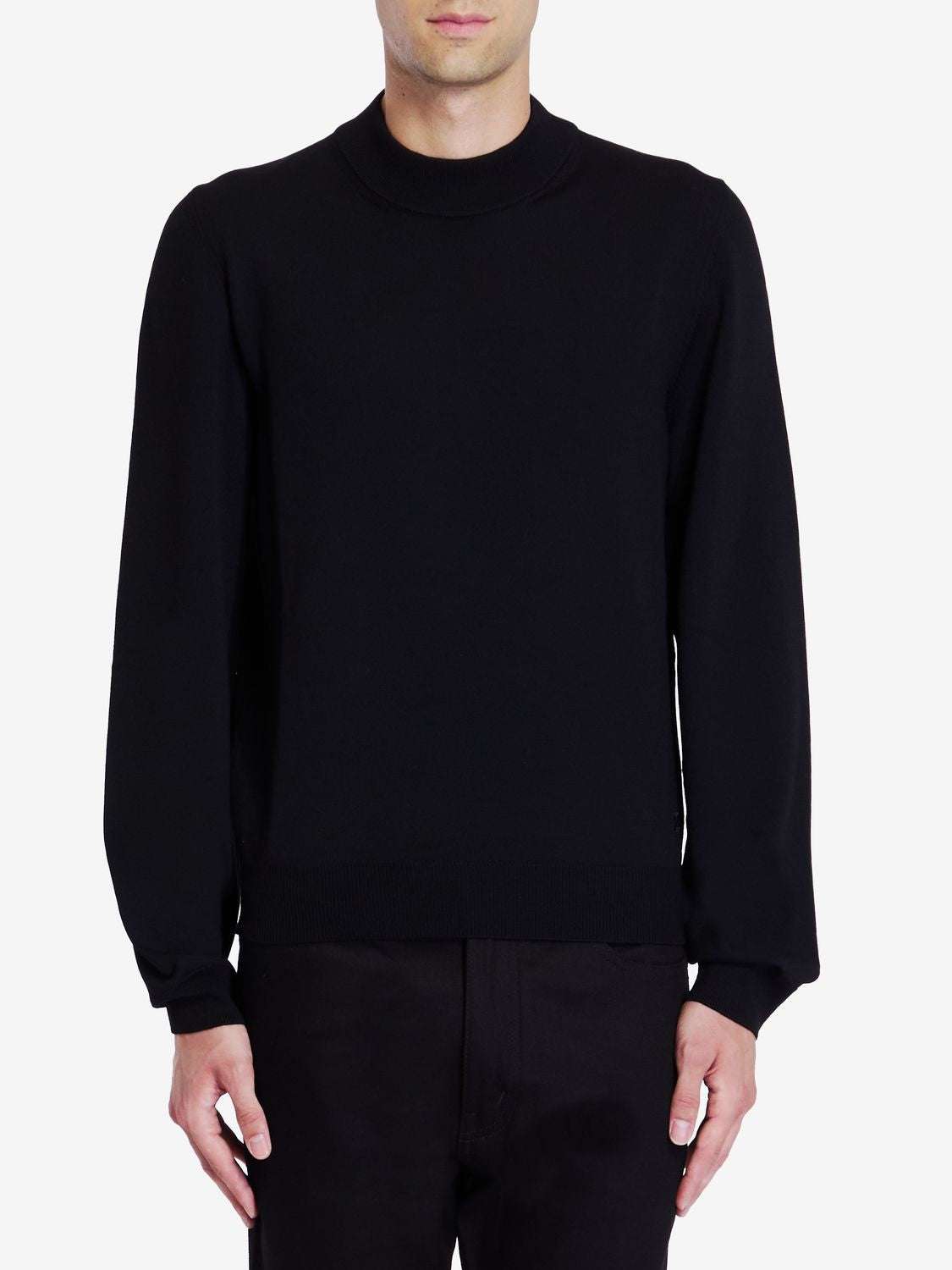 CELINE Triomphe Emblem Cream Wool Jumper